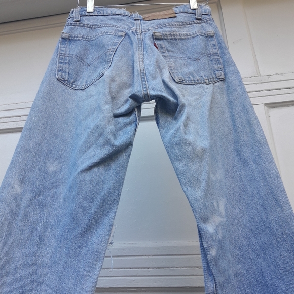 VINTAGE Levis Jeans Red Tag Cotton Frayed Edges - Picture 2 of 16